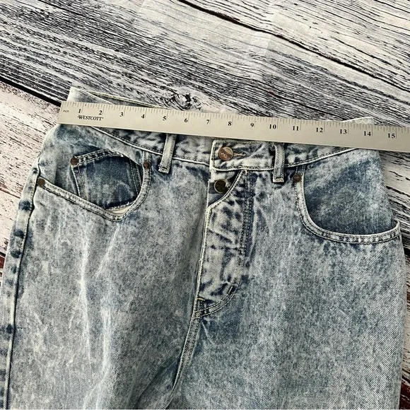 Gitano 80’s Vintage Acid Wash High Rise Jeans - Picture 9 of 12